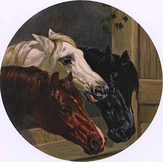 Farmyard Friends, vintage artwork by John Frederick Herring, Sr, A3 (16x12") Poster Print