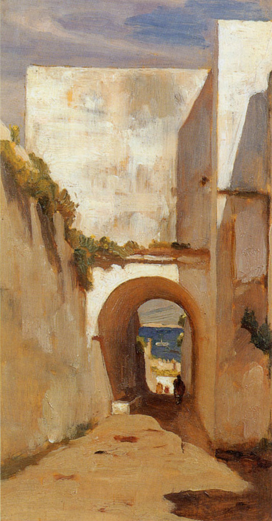 Gateway, Algiers, vintage artwork by Sir Frederic Lord Leighton, 12x8" (A4) Poster