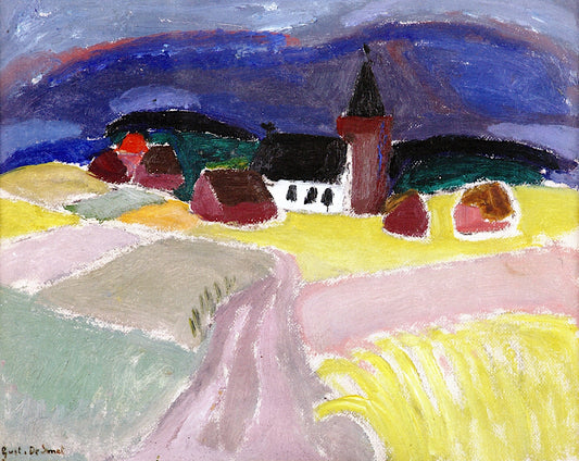A View of Blaricum by Gustave de Smet,16x12(A3) Poster