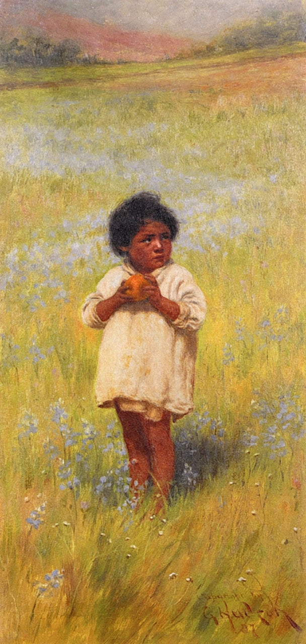Flowers (Pa-Tham), vintage artwork by Grace Carpenter Hudson, 12x8" (A4) Poster
