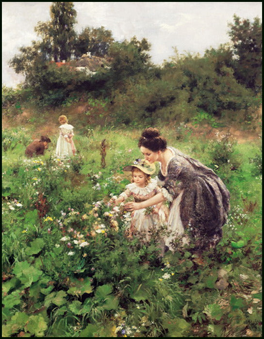 Summer's Delight by Hermann Seeger,A3(16x12")Poster