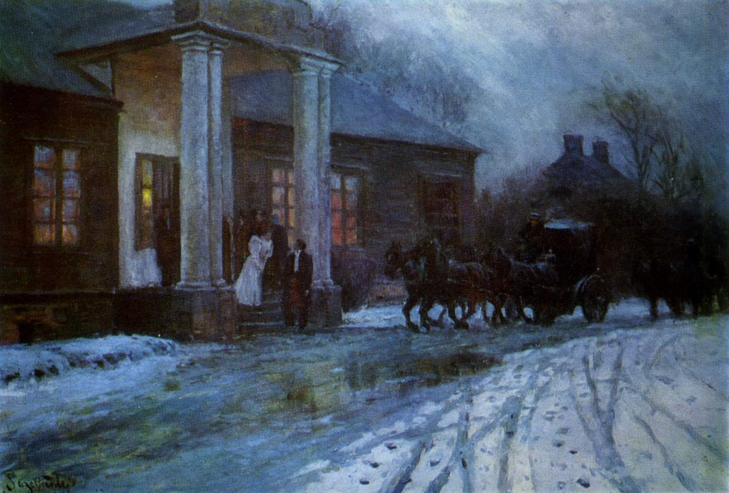 At Dawn by Stanislav Zhukovsky,16x12(A3) Poster