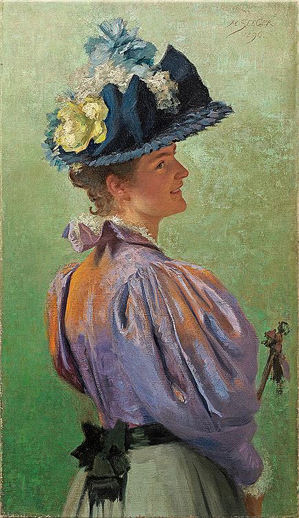 Frau Marie by Hermann Seeger,A3(16x12")Poster