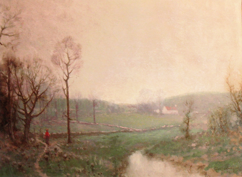 A Lane in the Hill Country, vintage artwork by Julian Onderdonk, 12x8" (A4) Poster