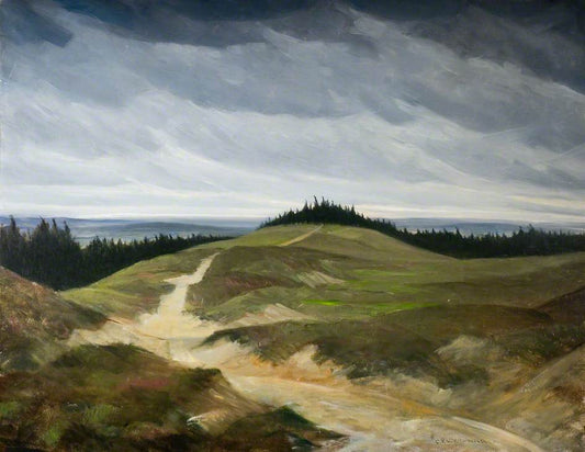 Sandy Path, vintage artwork by Christopher Nevinson, 12x8" (A4) Poster