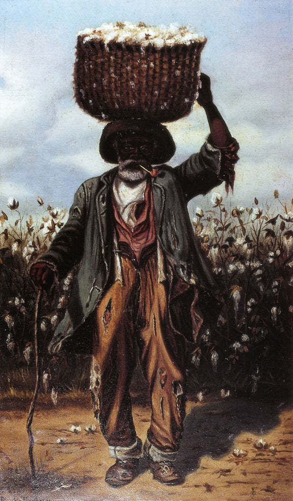 Cotton Picker, vintage artwork by William Aiken Walker, 12x8" (A4) Poster