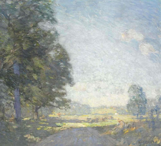 Edge of Woods, vintage artwork by William Langson Lathrop, 12x8" (A4) Poster