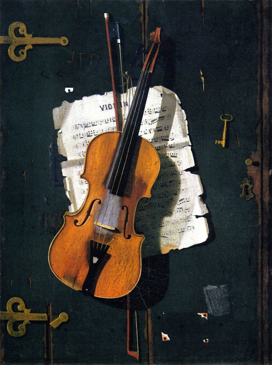 The Old Violin by John Frederick Peto,A3(16x12")Poster
