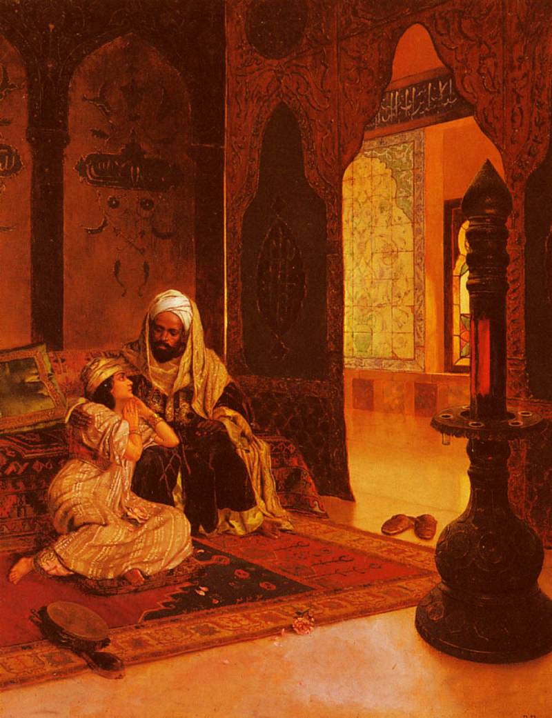 Favorite Of The Farm by Rudolf Ernst,A3(16x12")Poster