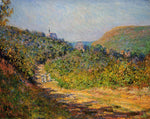 At Les Petit-Dalles, vintage artwork by Claude Monet, 12x8" (A4) Poster