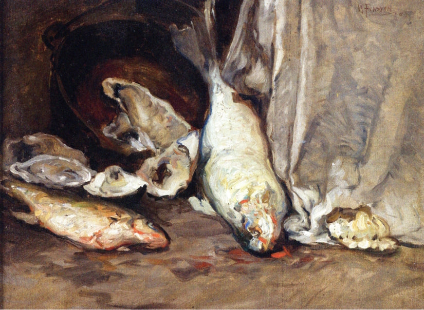 Still Life - Fish by William Forsyth,A3(16x12")Poster