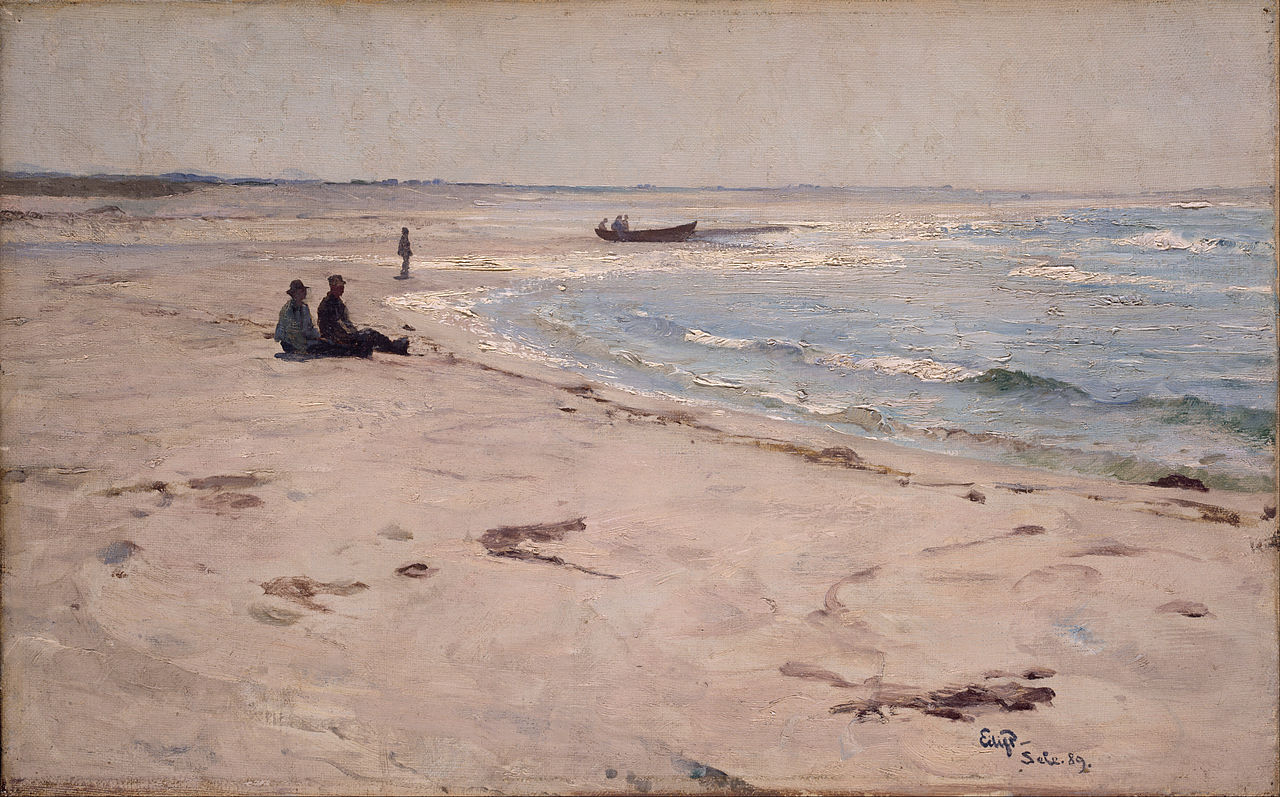 From the Beach at Sele by Eilif Peterssen,A3(16x12")Poster