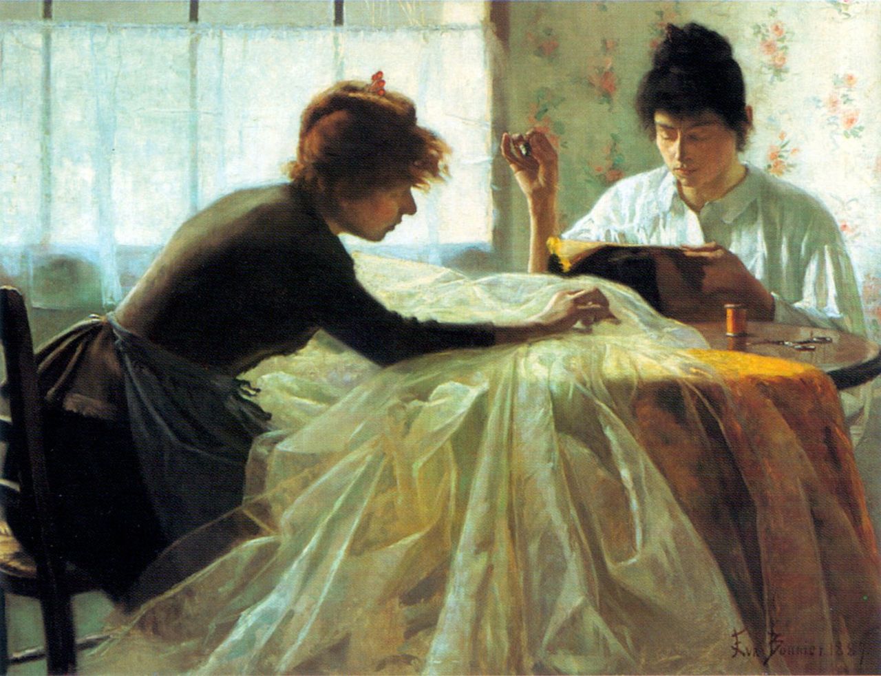 Dressmakers by Eva Fredrika Bonnier,A3(16x12")Poster