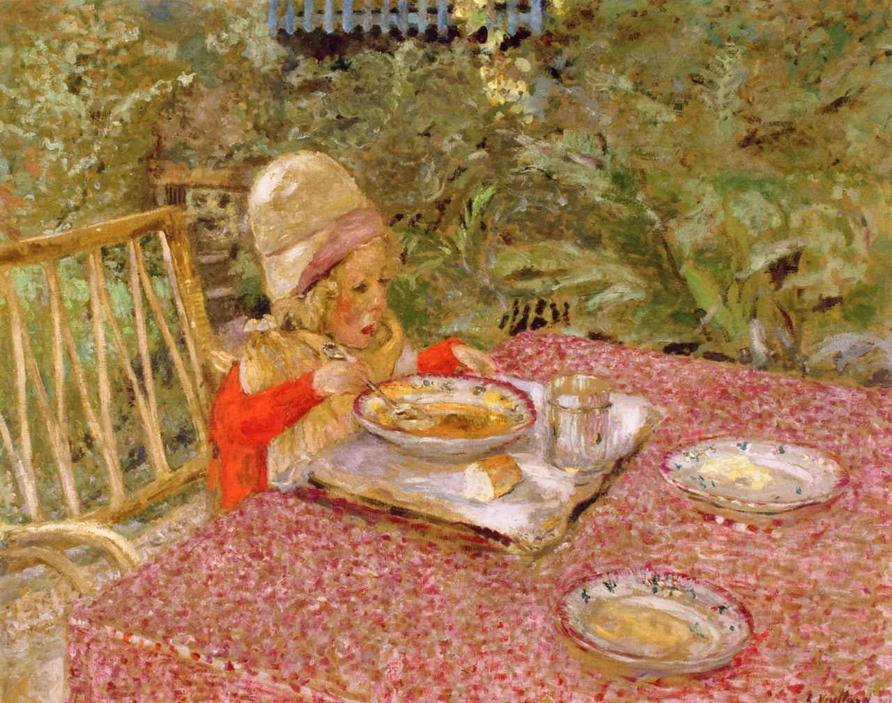 kfast for Little Bean Gosset in Normandy by edouard Vuillard,A3(16x12")Poster