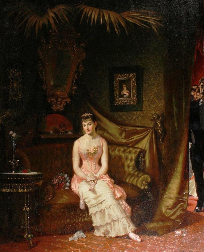 The secret rendezvous, vintage artwork by Knut Ekwall, 12x8" (A4) Poster