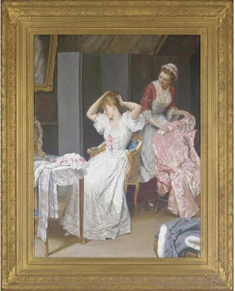 Preparing for the Ball by Pio Ricci,A3(16x12")Poster