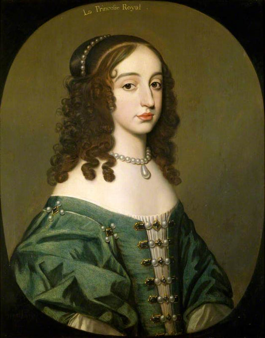 Princess Mary Henrietta, vintage artwork by Gerard van Honthorst, 12x8" (A4) Poster
