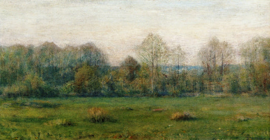 A Spring Morning, vintage artwork by Dwight W. Tryon, 12x8" (A4) Poster