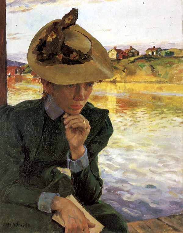 Scene from the Swedish West Coast by Carl Wilhelm Wilhelmson,A3(16x12")Poster
