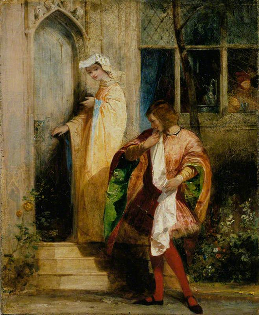 Ann Page and Slender, vintage artwork by Richard Parkes Bonington, A3 (16x12") Poster Print