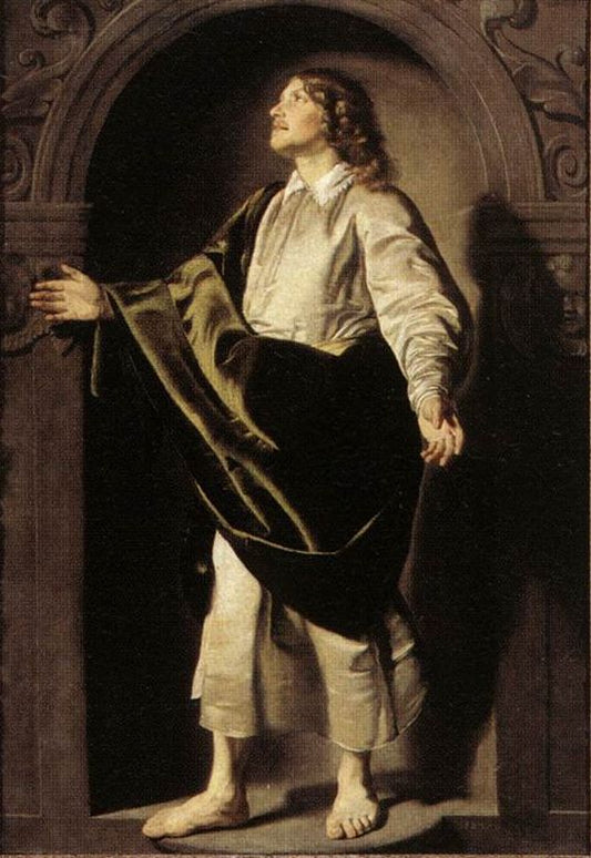 Saint John the Apostle, vintage artwork by Thomas de Keyser, 12x8" (A4) Poster