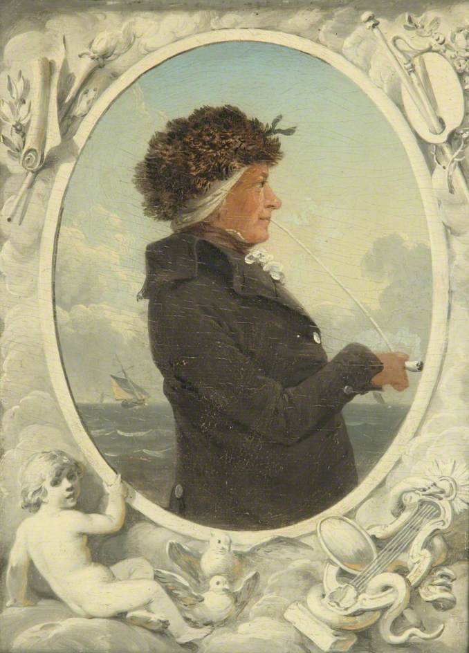 Hugh Mulligan (1746/1747–1802), vintage artwork by Julius Caesar Ibbetson, 12x8" (A4) Poster