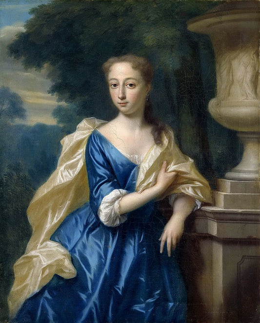 Justina Johanna Ramskrammer, vintage artwork by Philip van Dijk, 12x8" (A4) Poster