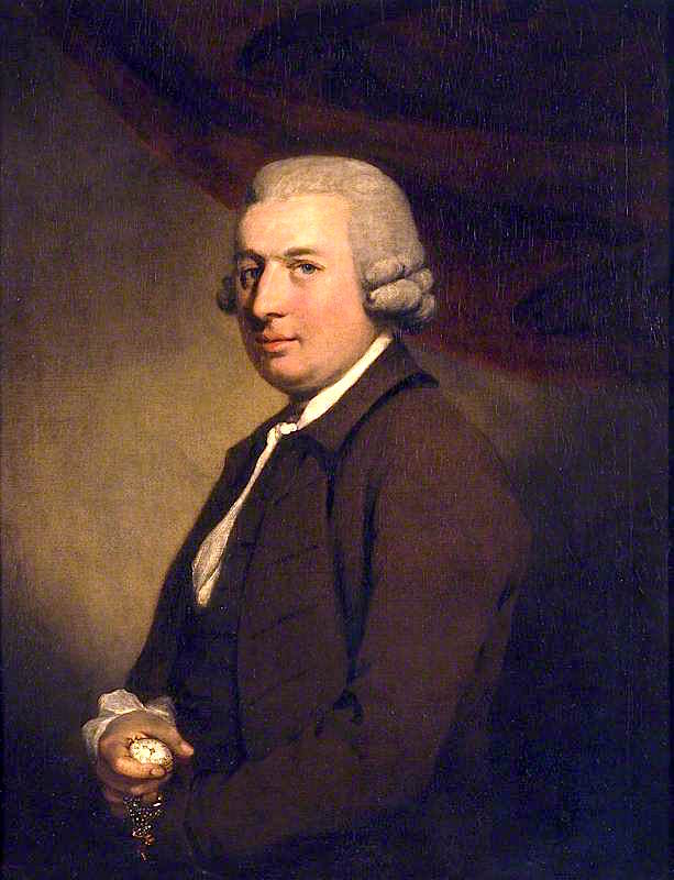 John Arnold, Watchmaker, vintage artwork by Attributed to Mason Chamberlin the Elder, 12x8" (A4) Poster