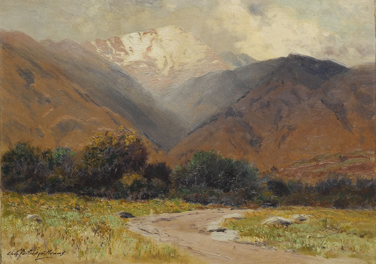 Pikes Peak - Shower near Manitou by Charles Partridge Adams,A3(16x12")Poster