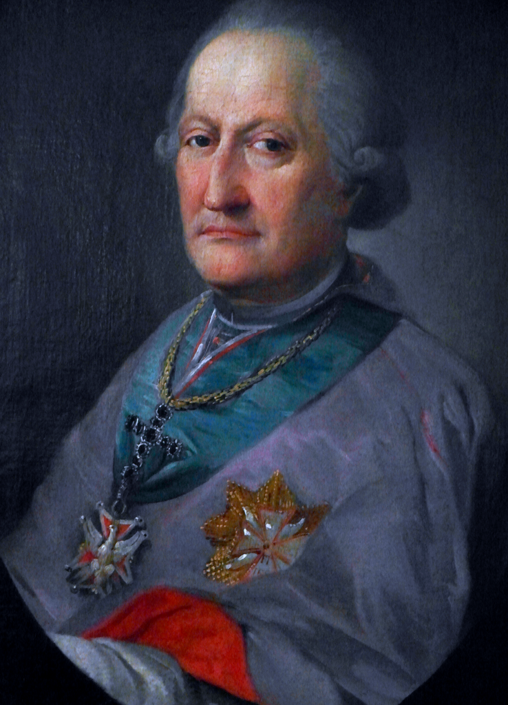 Portrait of Feliks Paweł Turski, vintage artwork by Marcello Bacciarelli, 12x8" (A4) Poster