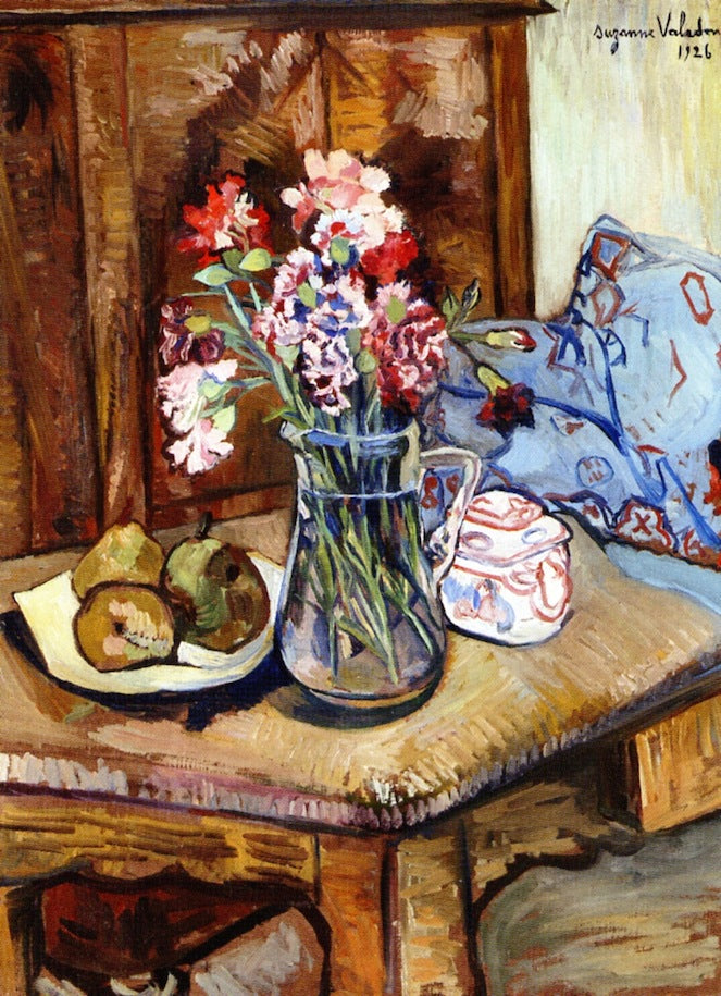 orner of the Table with Flowers and Fruit by Suzanne Valadon,A3(16x12")Poster