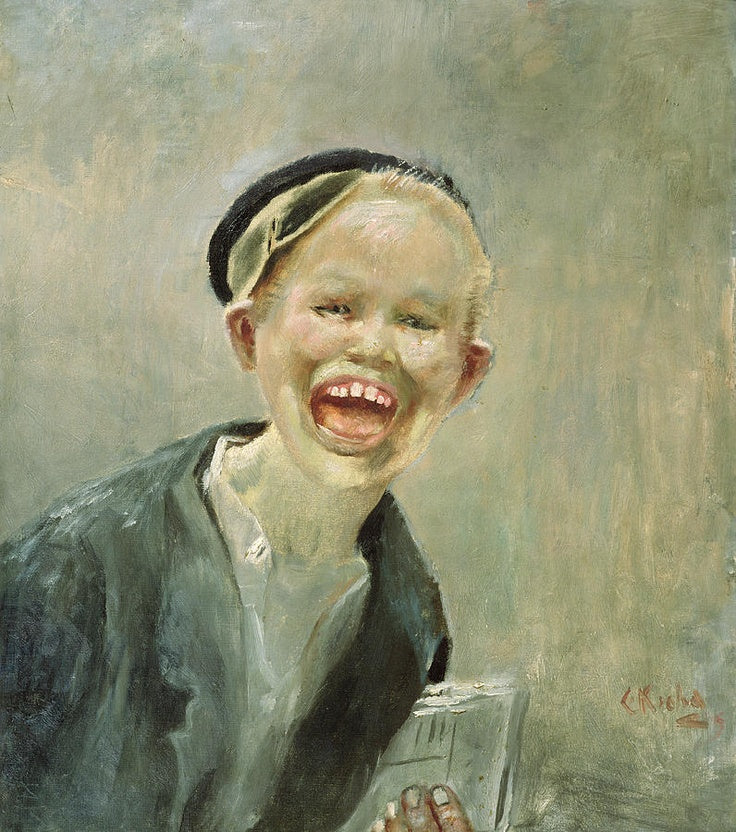 Newspaper Boy by Christian Krohg,A3(16x12")Poster