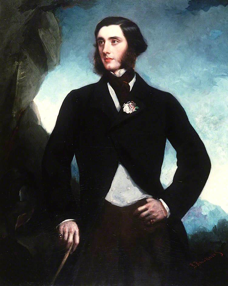 William Graham Vivian, vintage artwork by Richard Buckner, A3 (16x12") Poster Print