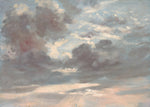 Cloud Study:  Stormy Sunset, vintage artwork by John Constable, 12x8" (A4) Poster