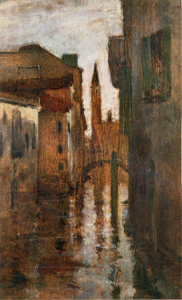 The Campanile, Late Afternoon by John Twachtman,A3(16x12")Poster