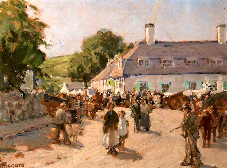 Fair Day, Cushendun by James Humbert Craig,16x12(A3) Poster