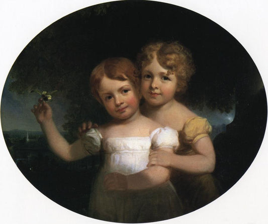 The Children of Bishop George W. Doane, vintage artwork by Henry Inman, A3 (16x12") Poster Print