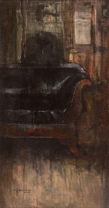 Interior with a Sofa by Hans Borchardt,A3(16x12")Poster