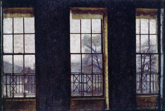 Interior in London, Brunswick Square by Vilhelm Hammershoi,A3(16x12")Poster