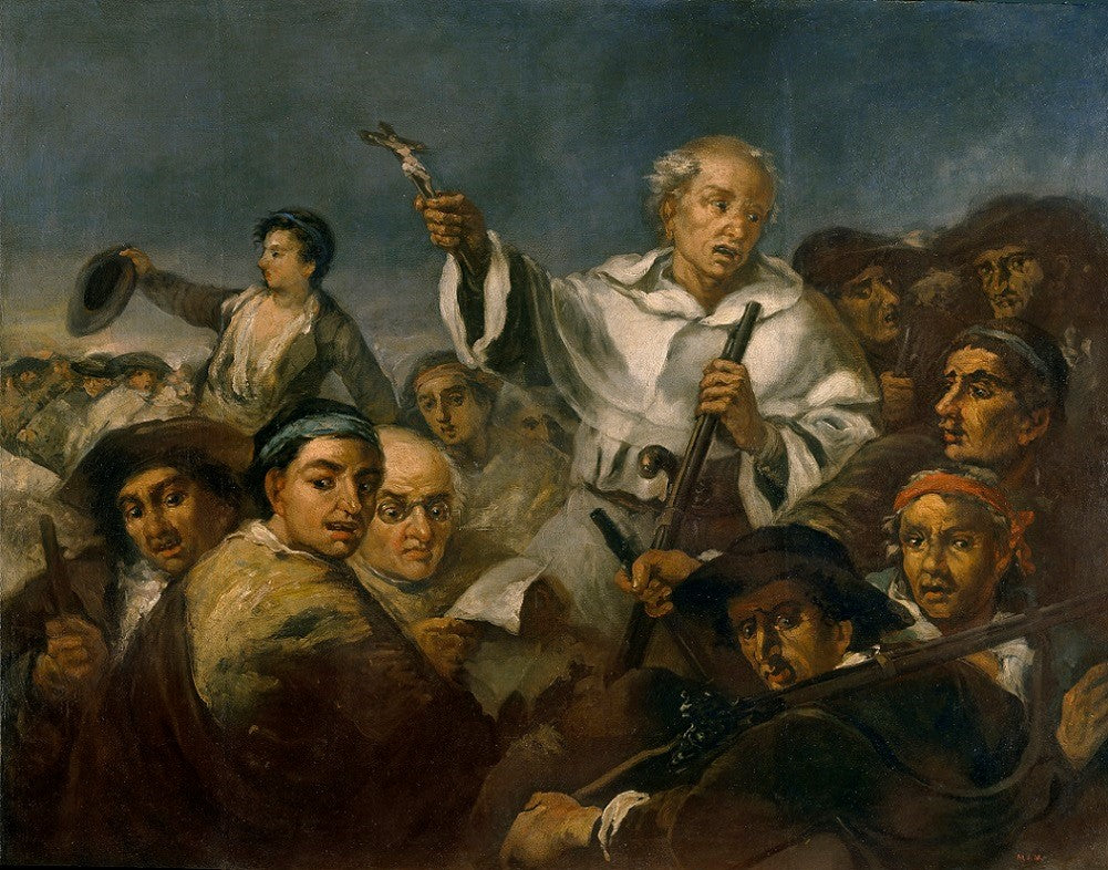 The Revolution, vintage artwork by Eugenio Lucas Velazquez, A3 (16x12") Poster Print