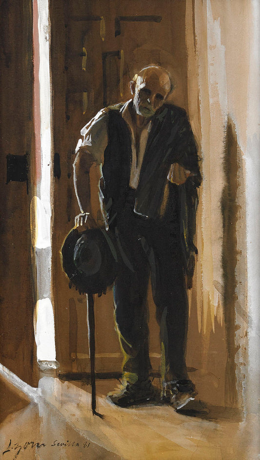 A Beggar in Seville by Anders Zorn,A3(16x12")Poster