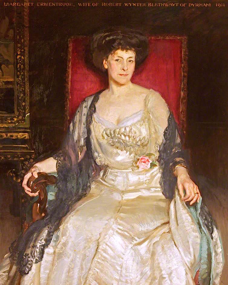 le-Gell, Mrs Robert Wynter Blathwayt by Francis Edward Crisp,16x12(A3) Poster
