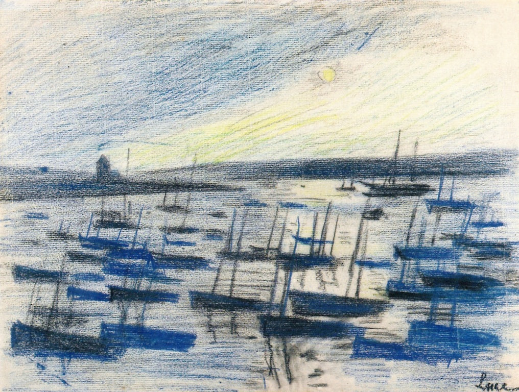 Camaret, Fishing Fleet by Maximilien Luce,A3(16x12")Poster