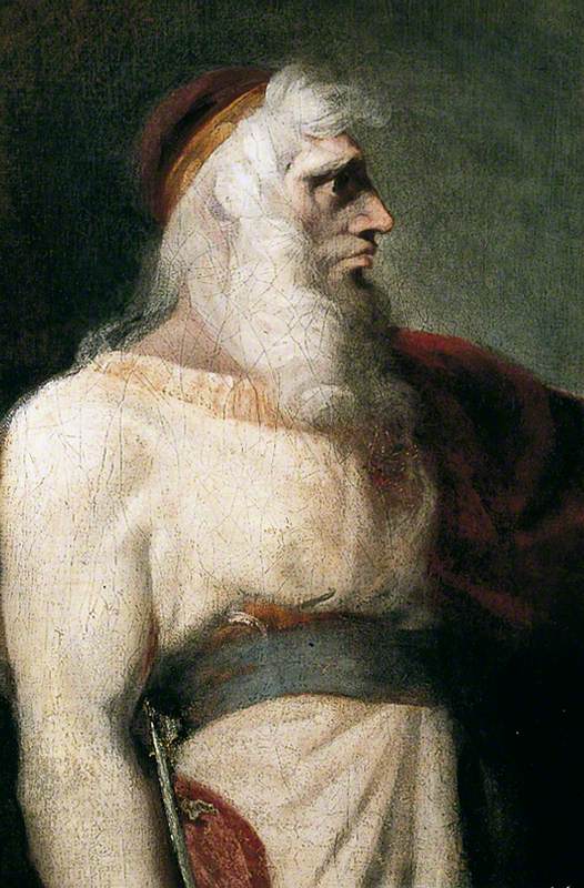 Prospero from 'The Tempest', vintage artwork by Johann Heinrich Füseli, 12x8" (A4) Poster