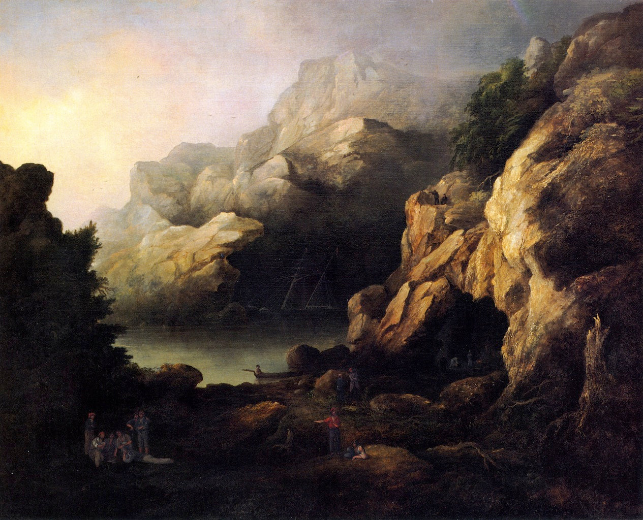 The Pirate's Retreat, vintage artwork by Charles Codman, A3 (16x12") Poster Print