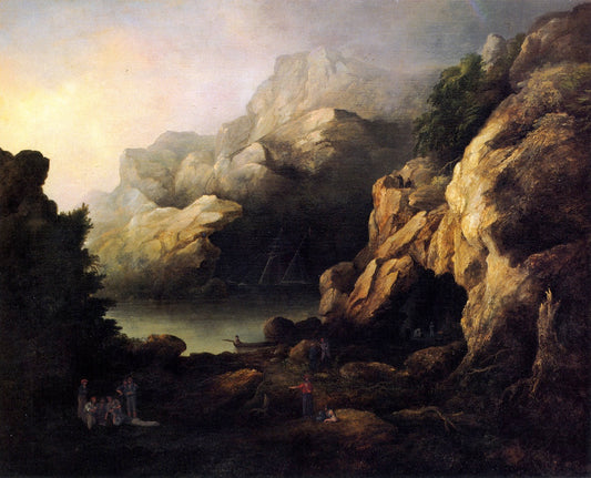 The Pirate's Retreat, vintage artwork by Charles Codman, A3 (16x12") Poster Print