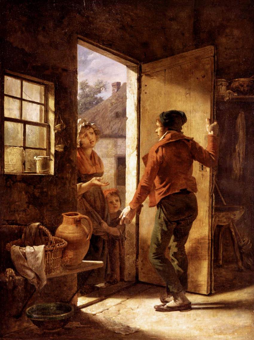 Arms to the Poor, vintage artwork by Martin Drölling, 12x8" (A4) Poster
