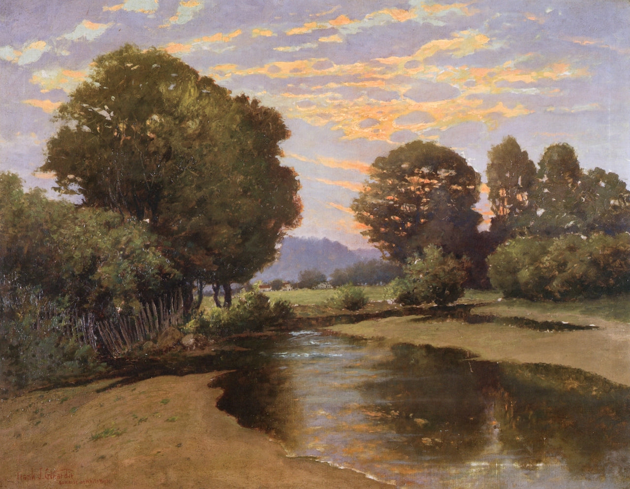 Sunrise on the Whitewater by Frank J. Girardin,A3(16x12")Poster