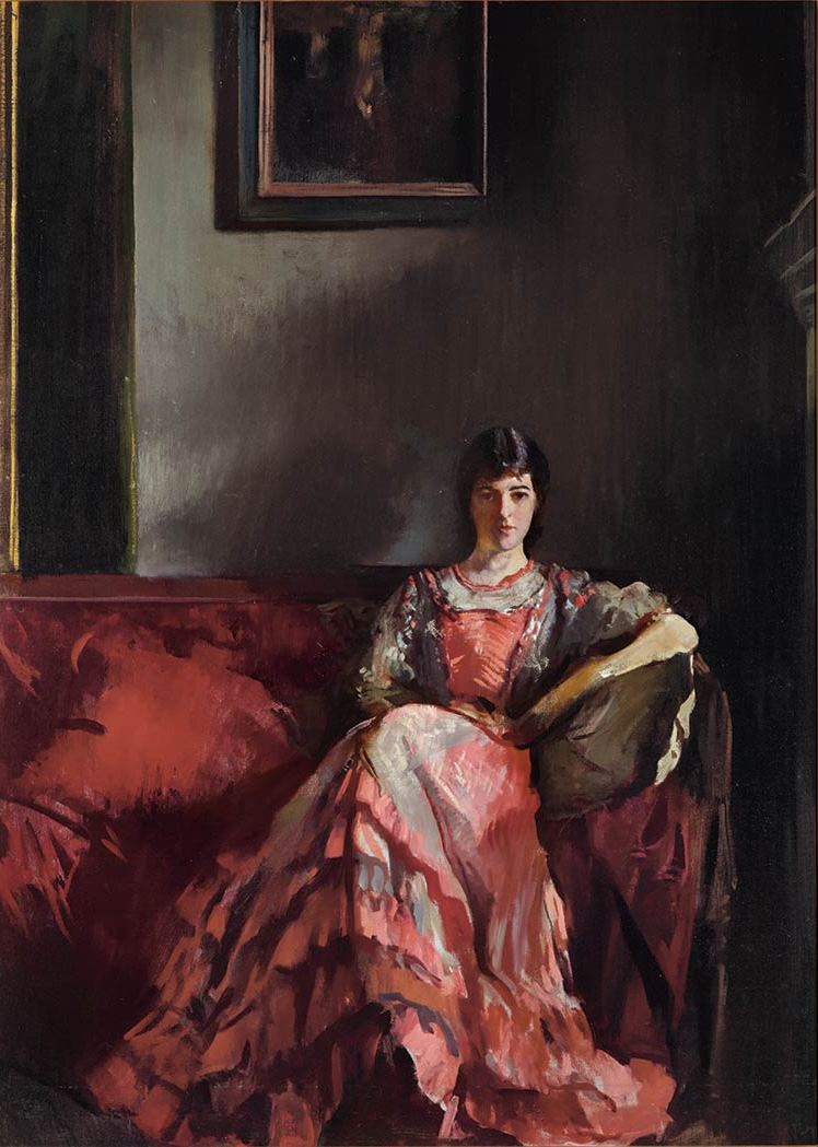 Mercie in Room Interior by Edmund Tarbell,A3(16x12")Poster