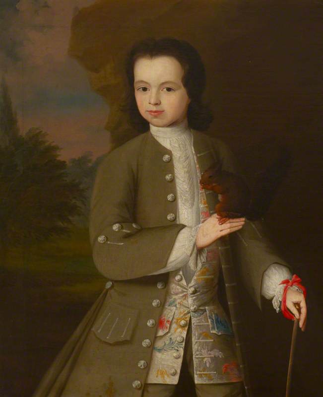Thomas Hussey II (1722–1779), vintage artwork by British School 18th Century - Unknown, 12x8" (A4) Poster